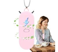 Wearable Air Purifier, Portable Air Ionizer Necklace with Negative Ion Generator, 3.94 inches Personal Filter for Removing Odors and Pollutants in Car, Kitchen, Outdoor Travel