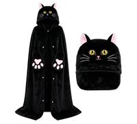 Wearable Blanket - Halloween Animal Warm Throw Wrap Oversized Hoodie