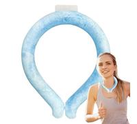 Wearable Cooling Tube - TPU 13 x 16 cm | Reusable Freeze Neck Wrap With Gel Core | Lightweight Summer Cooling Wrap For Offices Concerts Home Gym Use Handle Summer Heat