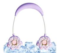 Wearable Fan 2-Speed Silicone Quiet Hands Free Travel Cute Personal Fan