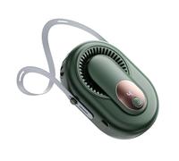 Wearable Neck Fan, 5-Speed Hands- Cooling, Device Led Display, Product Size About 5.2cm Usb Rechargeable, Portable Airflow for Travel, Office, Outdoor, and Sports
