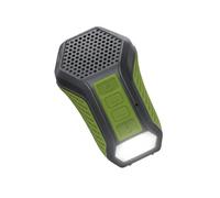 Wearable Speaker, Portable Clip Speaker with Light & Warning Lamp,Hand Free Call for Work,Cycling,Outdoor