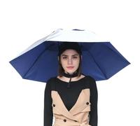 Wearable Umbrella Outdoor Hat, Head Umbrella, Adjustable Large Wide Brim UV Protection, Hands-Free Sun and Rain Shield, Waterproof Canopy For Men Women Beach Fishing