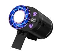Wearable Waist Fan, Portable Clip Fan, 3.5x3.3 Inches with 3000mAh Build, Rechargeable Neck Cooler, Compact Five-Speed Blower, ersonal Air Cooler for Outdoor and Camping