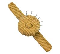 Wearable Wrist Cushion, Small Pumpkin Needle Holder, Sewing Pin Cushion, Adjustable Craft Tool for Embroidery Quilting Handcraft Projects Women Adults Lovers 8.46x2.68in