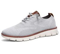 Wearbreeze Shoes for Men, Business Casual Oxford Sneakers Breathable Knit Mesh Upper for Stay Cool and Comfortable (Style_#03,EU_#41)