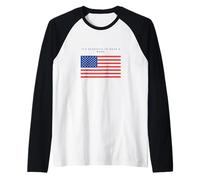 Wearing a Mask is Patriotic Camiseta Manga Raglan