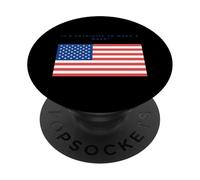 Wearing a Mask is Patriotic PopSockets PopGrip Adhesivo