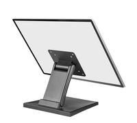 Wearson Soporte plano para monitor, plegable, de perfil bajo (Negro)