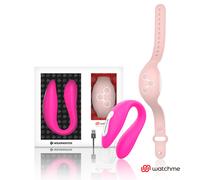 WEARWATCH Dual WATCHME - Vibrador para parejas (fucsia/rosa)