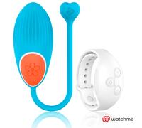 WEARWATCH Huevo Control Remoto Technology Watchme Azul - Juguete Erótico Con Diseño Discreto Y Potente