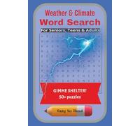 Weather & Climate Word Search: For Seniors, Teens & Adults | 50+ Puzzles | Easy to Read