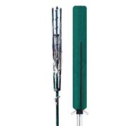 Weather Clothesline Cover - Rotary Line Umbrella Guard, Laundry Line Covers, Heavy Oxford Clothesline with Zipper Closure, Outdoor Laundry Storage Design, Rotary Cover for Backyard Travel Storage