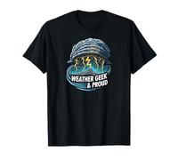 Weather Geek & Proud Storm Chaser Meteorologist Design Camiseta
