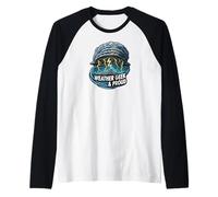 Weather Geek & Proud Storm Chaser Meteorologist Design Camiseta Manga Raglan