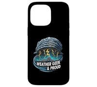 Weather Geek & Proud Storm Chaser Meteorologist Design Carcasa para iPhone 14 Pro MAX