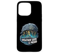 Weather Geek & Proud Storm Chaser Meteorologist Design Carcasa para iPhone 15 Pro MAX