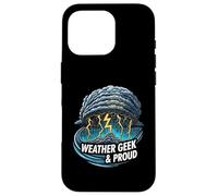 Weather Geek & Proud Storm Chaser Meteorologist Design Carcasa para iPhone 16 Pro
