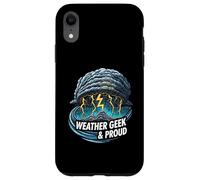 Weather Geek & Proud Storm Chaser Meteorologist Design Carcasa para iPhone XR