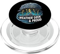 Weather Geek & Proud Storm Chaser Meteorologist Design PopSockets PopGrip para MagSafe