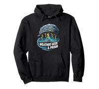Weather Geek & Proud Storm Chaser Meteorologist Design Sudadera con Capucha