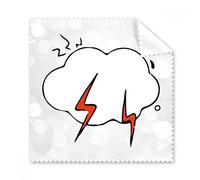 Weather Lightning nube ilustración patrón gafas paño de limpieza paño móvil limpiador de pantalla 5 unidades regalo