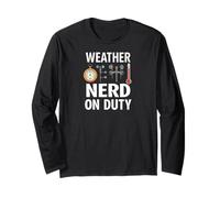 Weather Nerd On Duty Meteorology Science Manga Larga