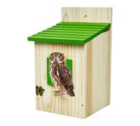 Weather-Resistant Large Wooden Owl Boxes Ventilated Outdoor Shelter Homes