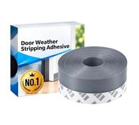 Weather Stripping Door Seal 16.4ft - Self Adhesive Insulation Draft Stripxu | Flexible Cutting Door Seal for Apartment Front Glass Pet | Winter Noise Crack Interior Bedroom Office Studio Weather Door