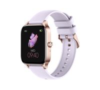 Weather Updates Heart Rate Blood Pressure Monitoring Women?s Health Sports Modes Bluetooth Calls Fashion Design Smartwatch Purple