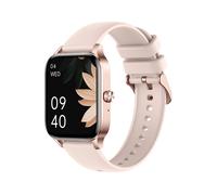 Weather Updates Heart Rate Blood Pressure Monitoring Women?s Health Sports Modes Bluetooth Calls Fashion Design Smartwatch Pink