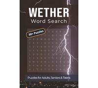 Weather Word Search Puzzle Book: Word Searches with Easy to Read Print about Weather, Meteorology, Climate, and More | 6x9 inches, 110 pages | 50+ Puzzles … Gift for Vacations, Holidays and Free Times