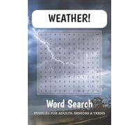 Weather Word Search Puzzle Book: Word Searches with Easy to Read Print about Weather, Nature, Meteorology, and More | 6x9 inches, 110 pages | 50+ ... Gift for Vacations, Holidays and Free Times