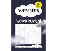 Weather Word Search Puzzle Book: Word Searches with Easy to Read Print about Weather, Rain, Sunshine and More | 6x9 inches, 110 pages | 50+ Puzzles... Gifts for Vacations, Holiday and free Time.