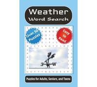 Weather Word Search: Word searches with easy to read print about weather, rain, storms, and more