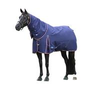 Weatherbeeta 2025 Comfitec Essential Turnout Detach-A-Neck 220G 1029013 - Navy/Burgundy Size - 5ft 3