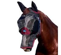 WeatherBeeta 2026 Comfitec Fine Mesh Fly Mask with Ears & Nose 1029734 - Black/Burgundy