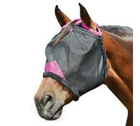 WeatherBeeta ComFiTec Deluxe - Máscara de malla duradera, color negro/morado, mazorca