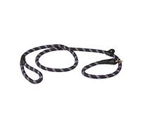 Weatherbeeta - Correa deslizante de soga y piel para perros (1.8m) (Azul Marino/Marrón)