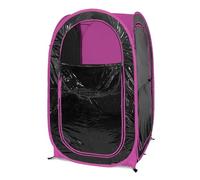 WeatherPod - Cápsula desplegable para 1 persona con paneles tintados, protección contra el frío, el viento y la lluvia con privacidad añadida, color rosa