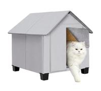 Weatherproof Dog House Indoor Folding Elevated Puppy Cave