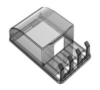 Weatherproof Outlet Guard, Outdoor Socket Safety Shield for Garden Equipment Use | Clear Acrylic Polycarbonate with ABS Adhesive, Mount Waterproof Electrical for Enclosure Case Box