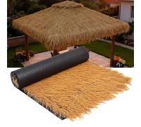 Weatherproof Plastic Thatch Roofing Rolls, Pool And Garden Decorative Thatch Roofing Rolls - For Bars, Gazebos, Garden Decoration(0.5 * 1m)
