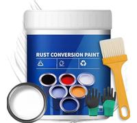 Weatherproof Rust Converter Paint for Metal,Rust resistance Remover for Metals,Multifunctional protection against the tide,antioxidation Conversion Agent,Anti-resist rust Primer Agent with Brush