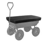 Weatherproof Utility Trolley Cover, Heavy Duty Windproof Folding Cart Protector, 149x94x15cm Outdoor Oxford Fabric Shield for Lawn, Garden, Farm, Patio, Barn, Equipment, Storage with Adjustable Fit