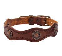 Weaver - Collar de Piel para Perro, 06-1837-23, marrón, 1" x 23"