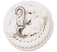 Weaver - Cuerda de algodón con Cierre de Tuerca Chapado en níquel, Color Blanco