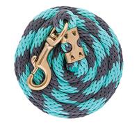 Weaver Cuero 35 - 2155-t31 Valor Poly Cuerda de Plomo con latón 225 Snap, Gris/Verde, 5/8 "x 8"