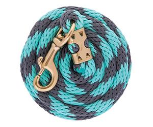 Weaver Cuero 35 - 2155-t31 Valor Poly Cuerda de Plomo con latón 225 Snap, Gris/Verde, 5/8 "x 8"