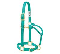 Weaver - Cuero Ajustable para Barbilla y Garganta (3/4"), 35-7033-EG, Verde Esmeralda, Yearling Horse